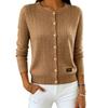 **Cardigan da Donna a Maglia con Bottoni, Color Block, Design con Bavero, Giovanile, Versatile, Manica Lunga, Comodo, Stile Casual, Maglione**