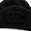 Pristine CHANEL Knit cap COCO Mark Chapka Hat Trapper Hat Flight Hat cashmere Used