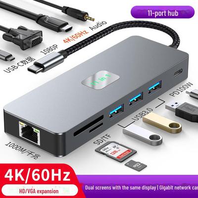 11-in-1 USB-C zu 4K60Hz HDMI Laptop-Erweiterungsdock