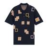Lyle & Scott Mens Square Knitted Regular Polo Shirt