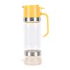 Honey Dispenser 350ml Glass Honey Jar No Drip Leak Proof Press Pump Syrup Dispenser Easy Clean Wide Mouth Borosilicate