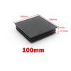 Square Plastic Black Blanking End Caps 13x13mm-120x120mm Inner Plug Cap Furniture Leg Tube Pipe Inserts Plugs Decorative Dust