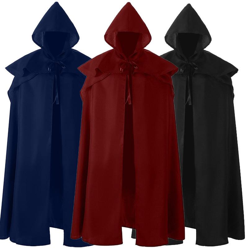 Gothic Vampire Cloak With Cotton Material For Halloween Party And Themed Events