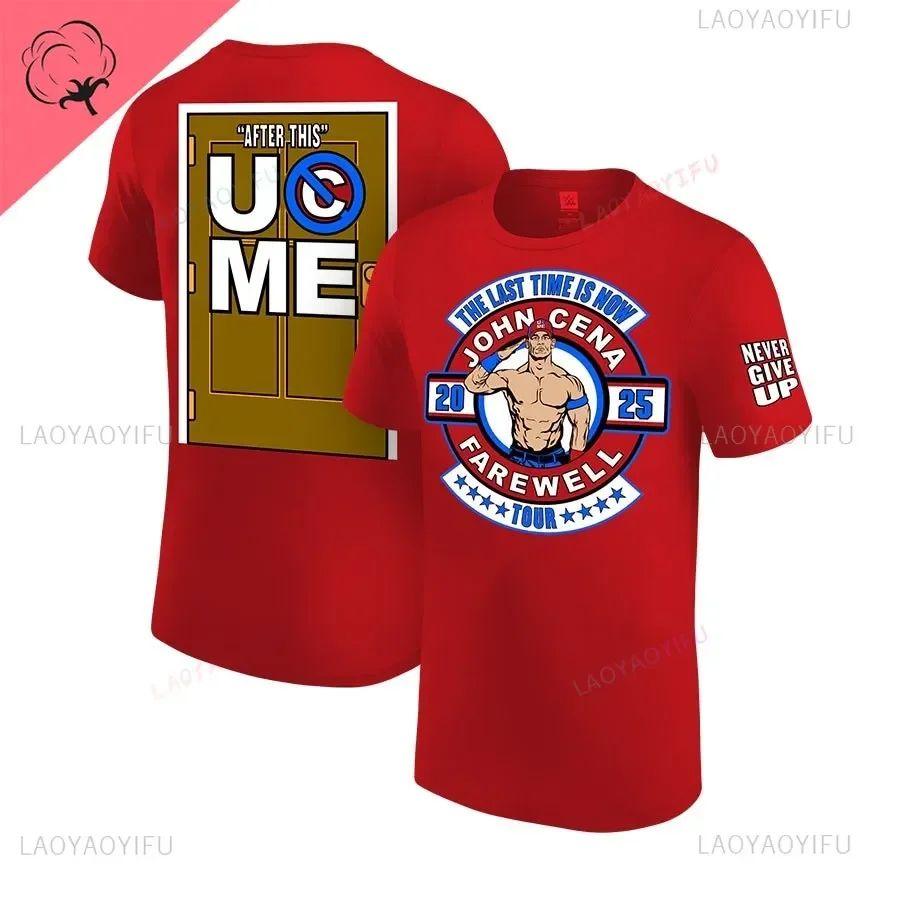 

Новый тренд Футболка John Cena WWE Запрет на участие в шоу Винтажный стиль Подходит для мужчин и женщин Хлопок Оверсайз Уличная одежда 4XL