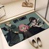 ANIME S-Spy Family Floor Mat Absorbent Floor Mat Non-Slip Entrance Rug for Bathrooms Restrooms and Toilets