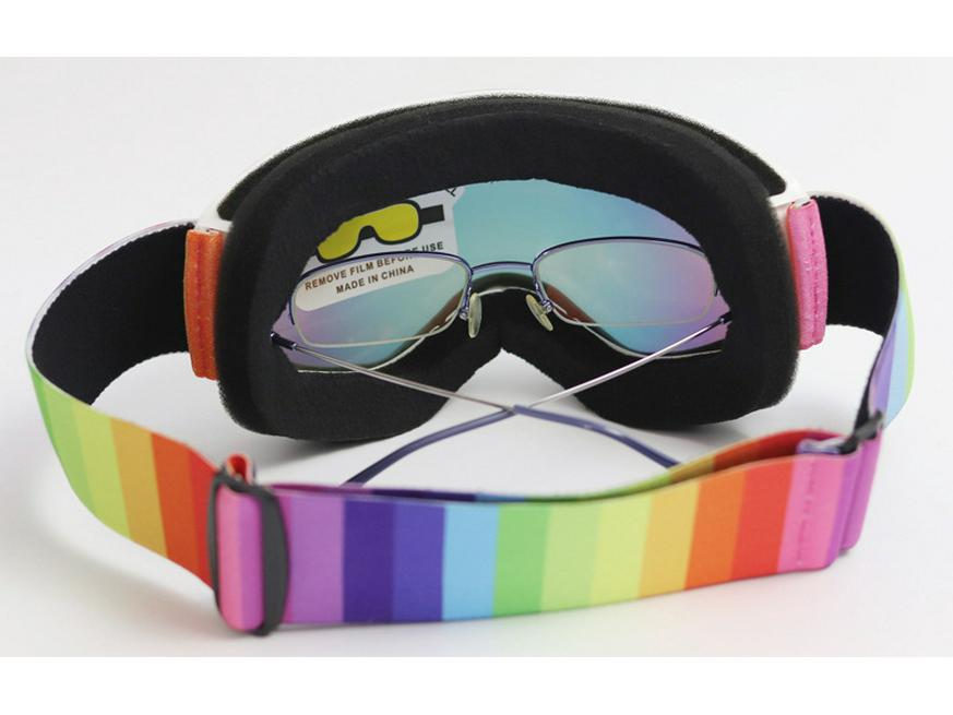 Children's Double-Layer Anti-Fog Ski and Mountaineering Goggles for Winter Sports