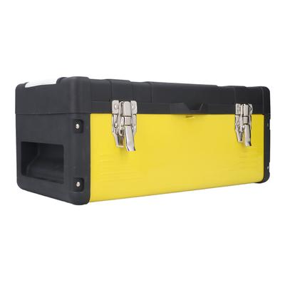 Grande Cassetta degli Attrezzi Portatile Attrezzi per la Riparazione di Ferramenta Scatola di Stoccaggio in Plastica e Ferro Organizzatori SK?1159?15