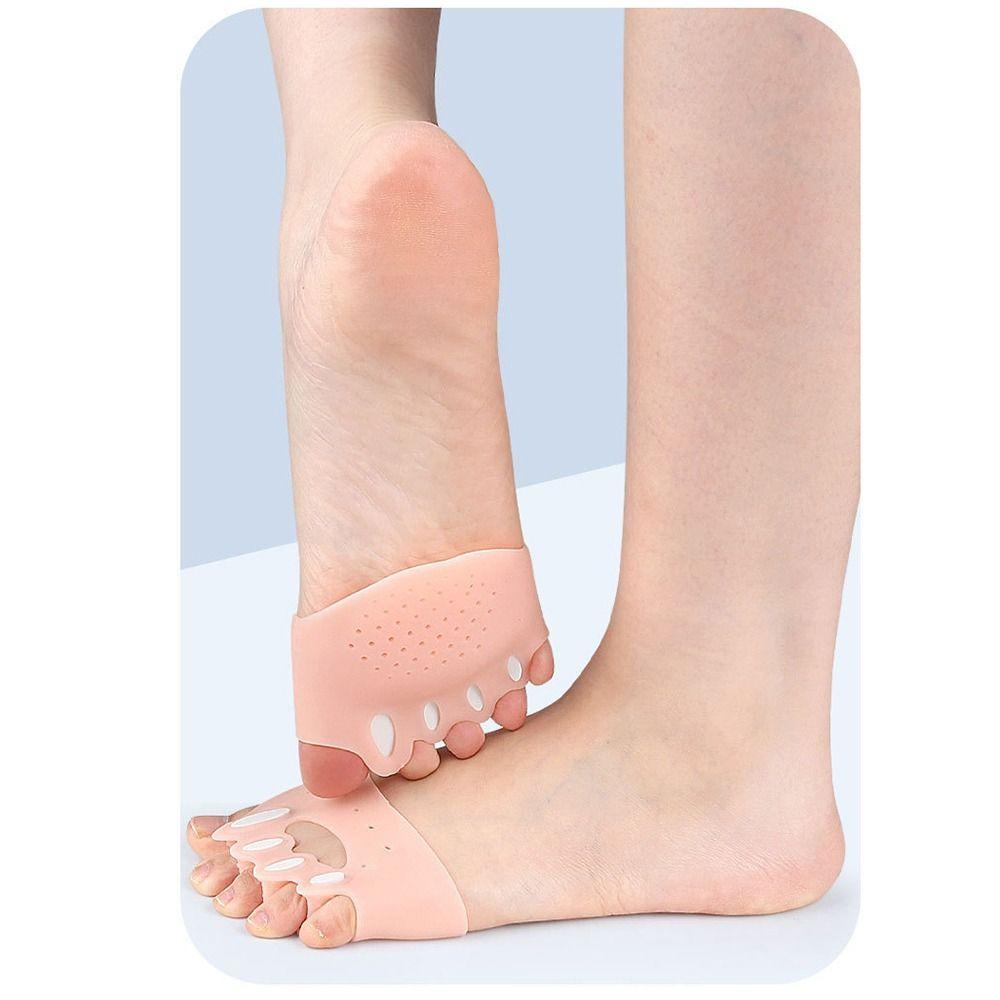 2pcs Washable Hallux Separator Elastic Bunion Corrector NEW Gel Toe Spacers  Foot Care
