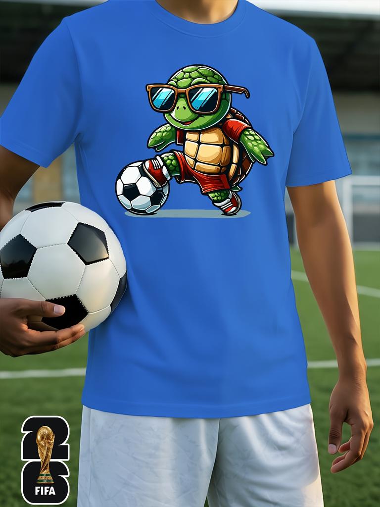 Men's Home Clothing Top [FIFA  Authorization] . 2026  Men's and Women's T-shirt,  Pattern Print, Trendy and Fashionable, Suitable for Beach Parties,