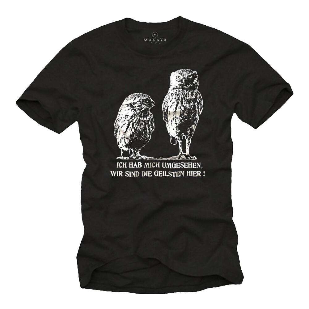 

Cool Party Sayings Men s T-Shirt with Owls - Funny Men Nerd Shirt 4XL