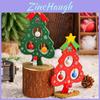 Mini Wooden Christmas Tree Figurine Ideal For Kids Diy Educational Toy Gift For Holiday Decorating