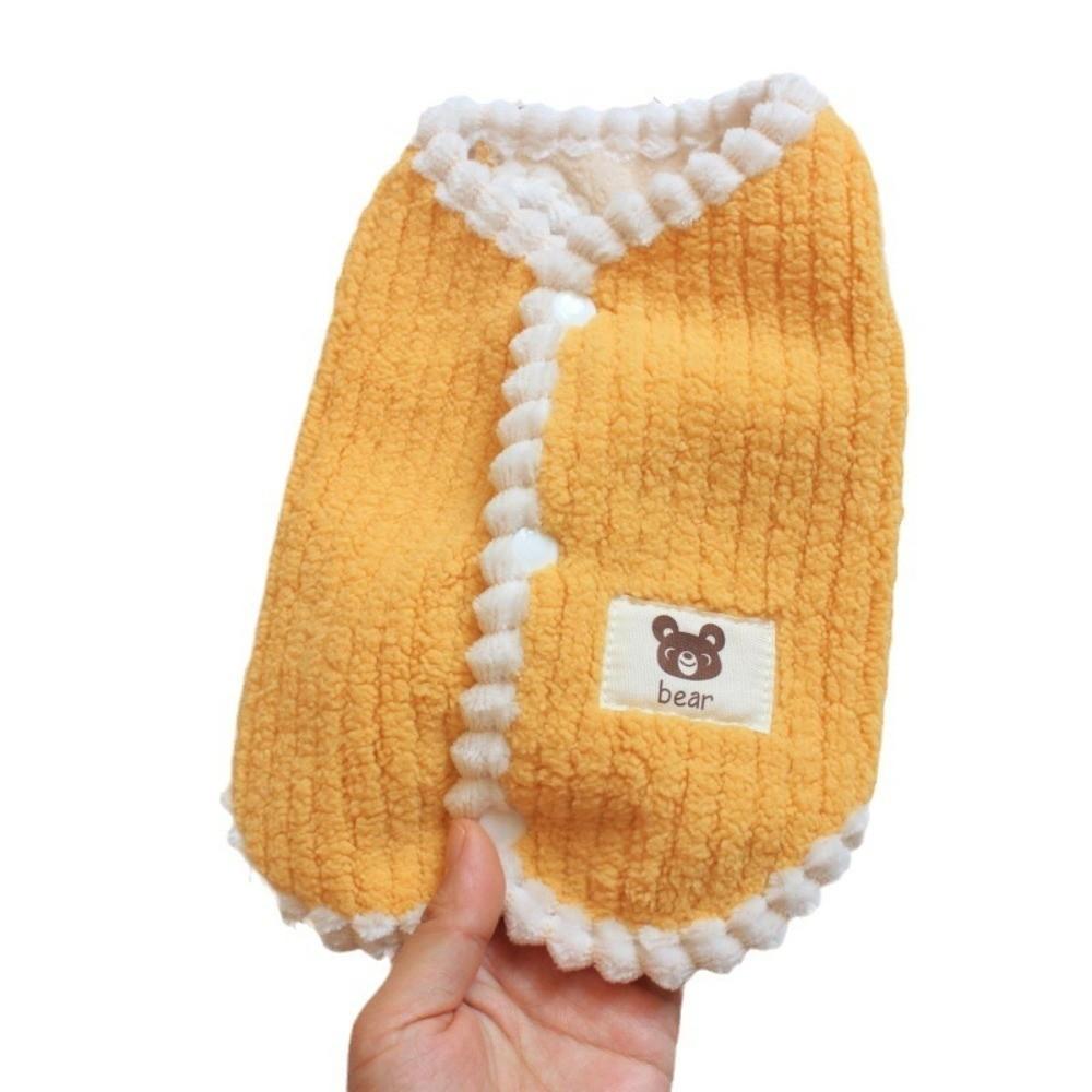 New Winter Warm Dog Coat Soft Fleece French Bulldog Pet Clothes Chihuahua Yorkies Costume Cute Puppy Jacket for Small Dogs Cats