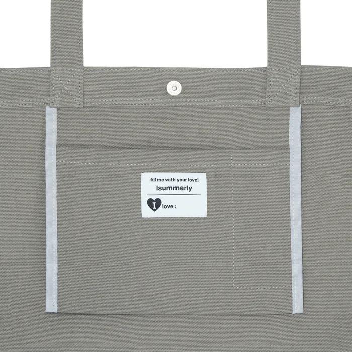 Heart Logo Bag Big Ver. - Gray