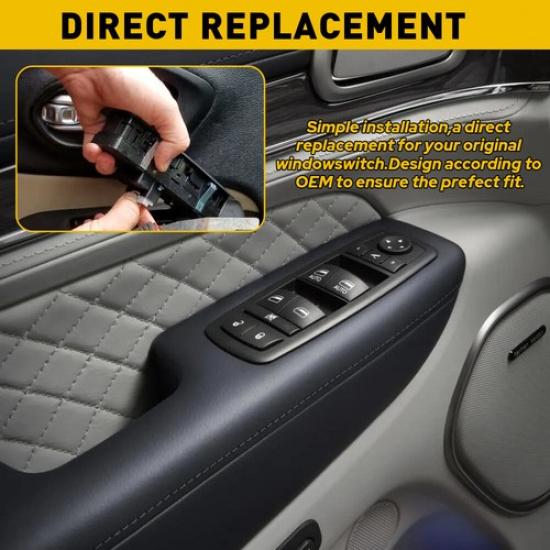 Für 2012-2016 Chrysler Town Country Grand Caravan Fenster Schalter Fahrer 3 P