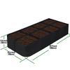 1Pack Fabric Raised Garden Bed 6x3x1ft Garden Grow Bed Bags for Growing Herbs, Flowers and Vegetables 128 Gallon