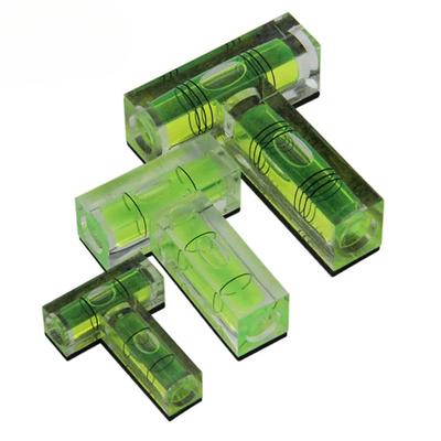 Plastová T-profilová magnetická libela, mini libela s bublinkou, více modelů, přenosné měřidlo