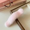 2024 Autumn/Winter Large Plush Duckbill Hair Clip - Furry Back-of-Head Hairpin Headwear