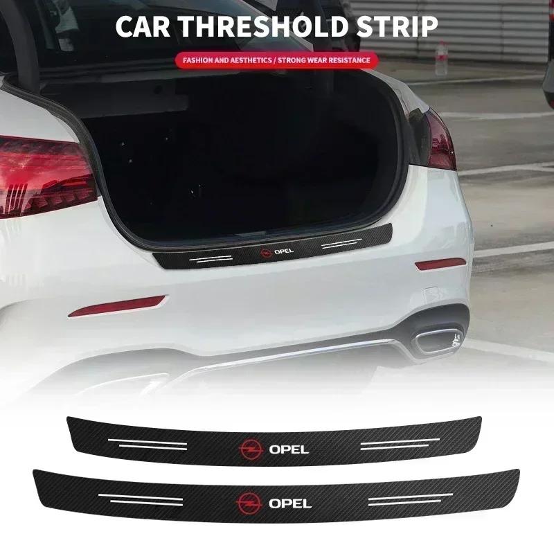 Car Trunk Door Sill Bumper Anti Scratch Protector Sticker For Opel insignia Astra H G J Antara vectra Vivaro corsa c d zafira b Su0
