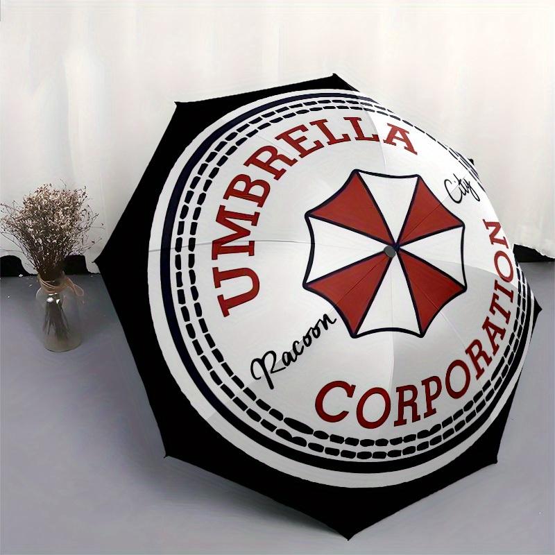 1pc Umbrella Corporation Logo Umbrella with Plastic Handle,Suitable for All Seasons Home Travel Outdoor UmbrellaM1006