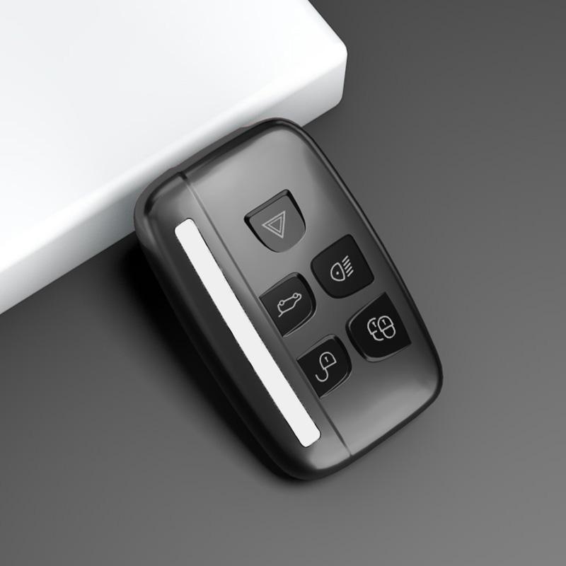 Nowe Etui Pokrowiec Obudowa na Kluczyk Samochodowy do Land Rover Range Rover Sport Evoque Freelander Velar Discovery 4 Jaguar XE XJ XF Gitara