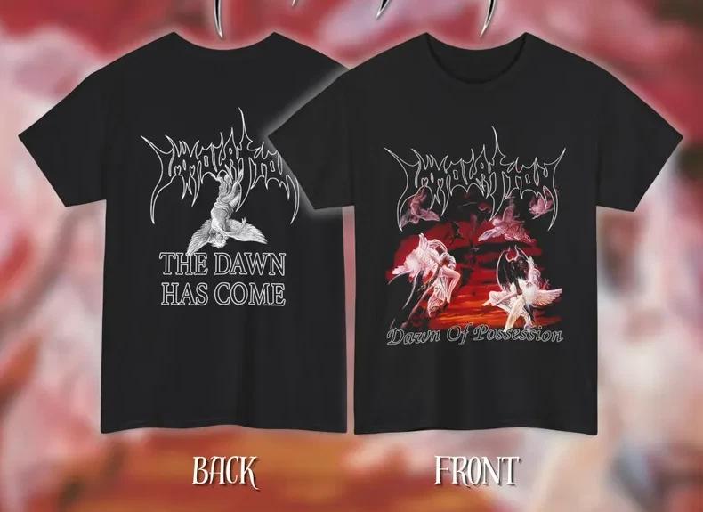 Immolation “Dawn of Possession” Official Album Artwork Heavy Cotton Unisex Band L