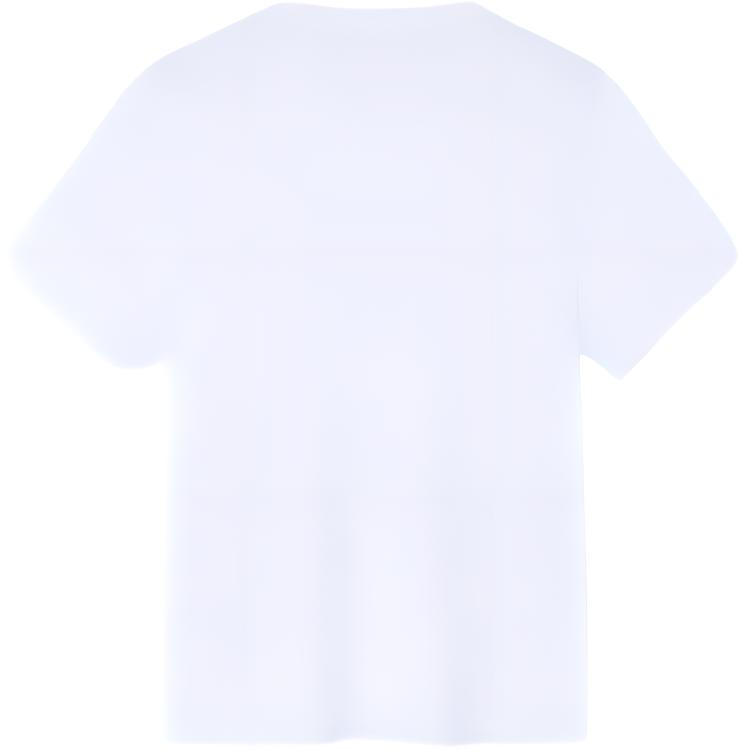 Anta Moisture Wicking Breathable Sports Knitted Short Sleeve T-Shirt Men Tops Pure-White 152427152-1