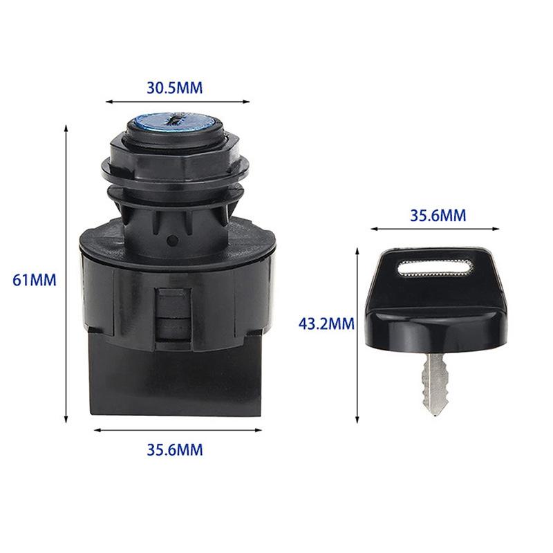 1 Set Replacement Accessory 6 Pins Ignition Switch Key 4011002 4012164 For Polaris Sportsman 325 400 450 500 550 570 700 800 900