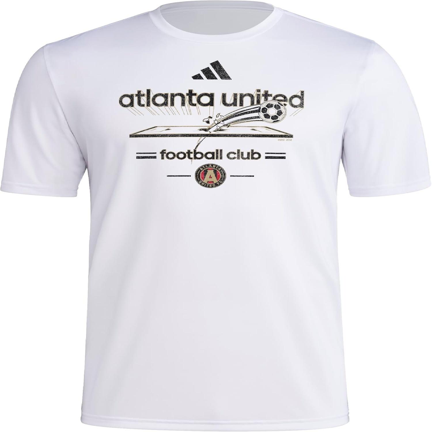 

Мужская винтажная футболка с коротким рукавом Adidas Atlanta United FC World Pre-Game S разноцветный