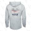 Hook Tackle UPF50 Fishing Shirt Ice Silk Lightweight Breathable Long Sleeve Hooded Men Outdoor Angling