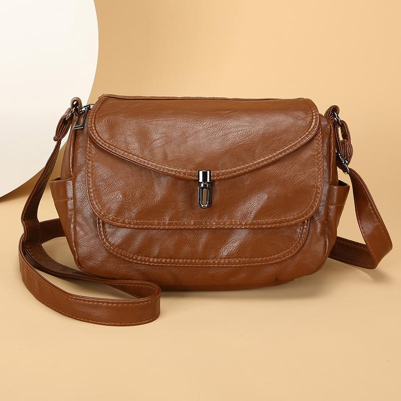 Borsa da Donna in PU Borsa a Spalla Vintage Borsa per la Mamma