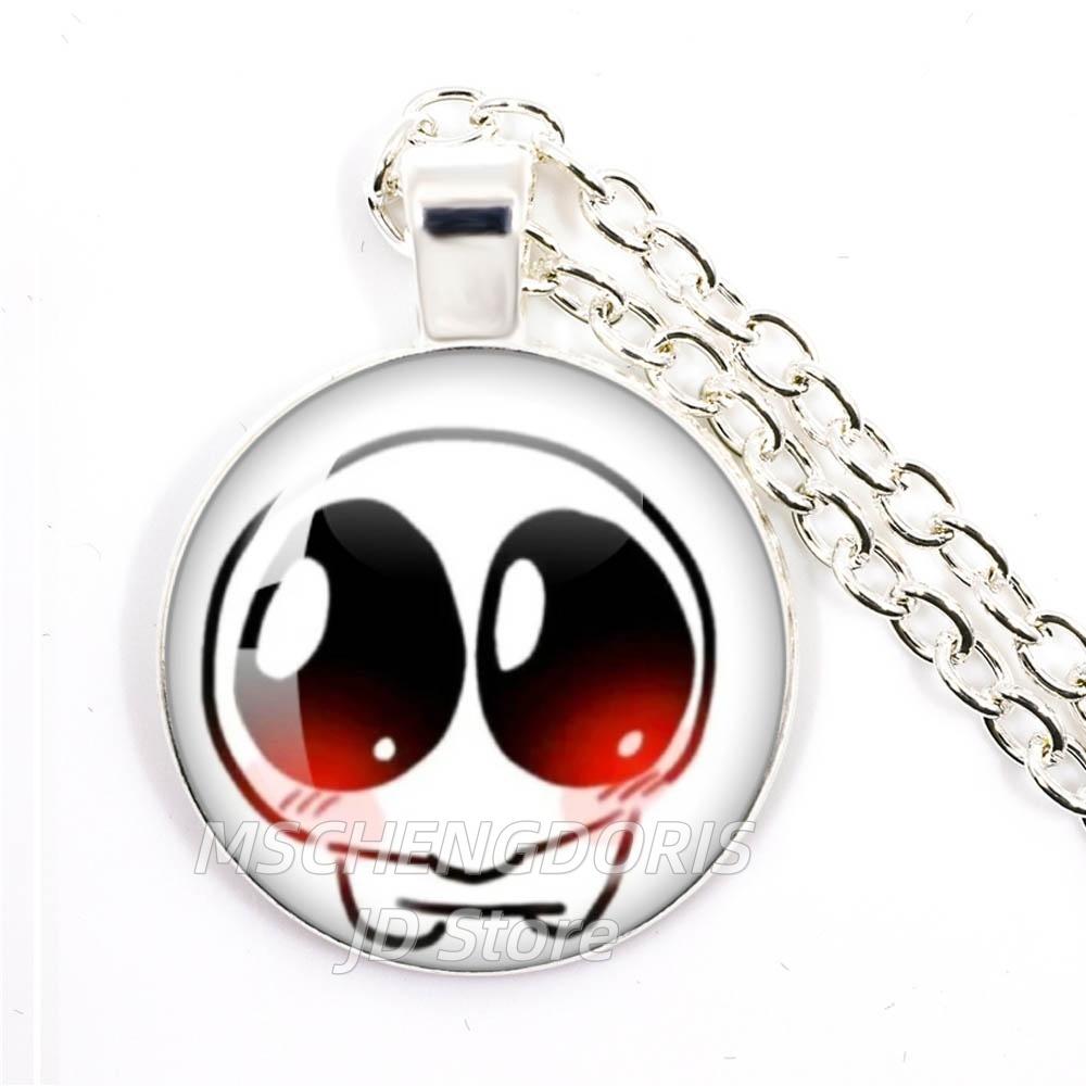 TBH Autism Creature Yippies Creative Funny Yippee Meme Cartoon Glass Cabochon Pendant Necklace Charm Jewelry Gift Jewelry