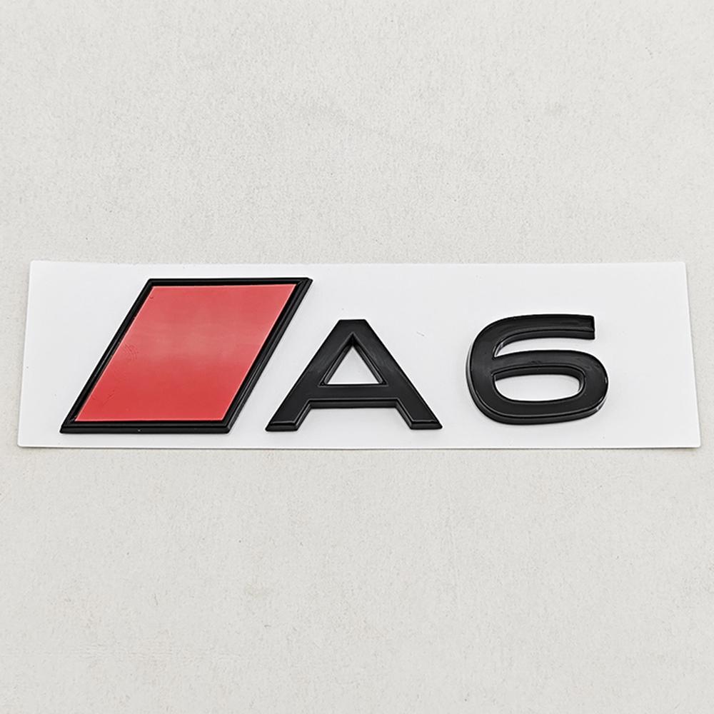 2026 NEW 3D ABS Car Styling logo A3 A4 Q3 Q5 Rear Trunk Badge Emblem Sticker For Audi A3 A4 A5 A6 A7 A8 Q3 Q5 Q7 Q8 Auto Accessories