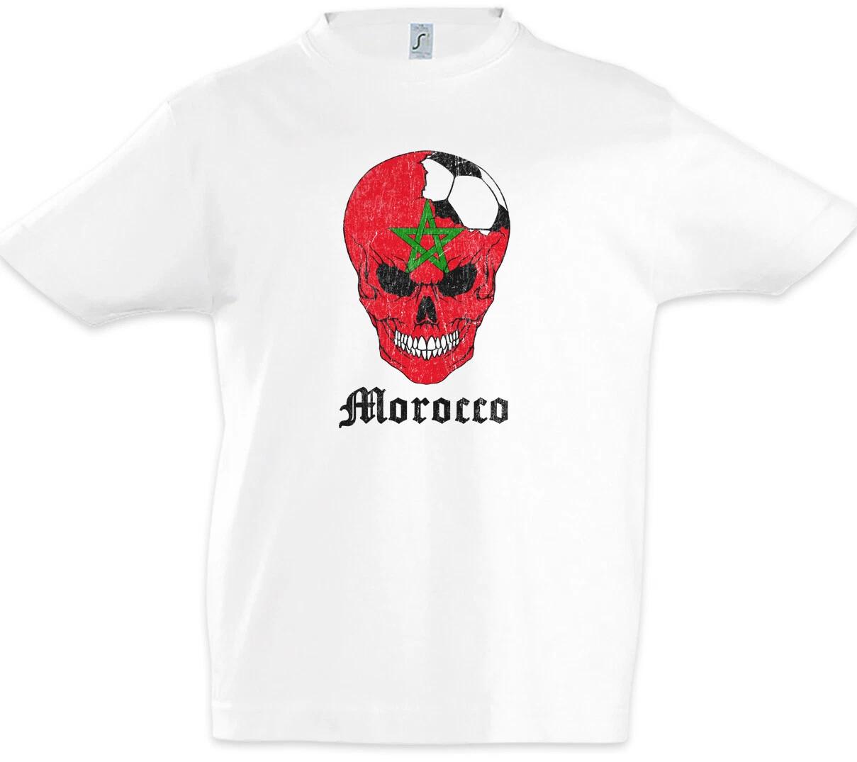 Morocco Football Comet Kids Boys kids boys T-Shirt Morocco Flag Football Flag 160
