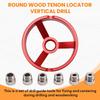 A96I-90 Degree Drill Guide 5/6/7/8/9/10Mm Drill Bit Hole Puncher Locator Jig Hinged Hole Opener Woodworking Tools