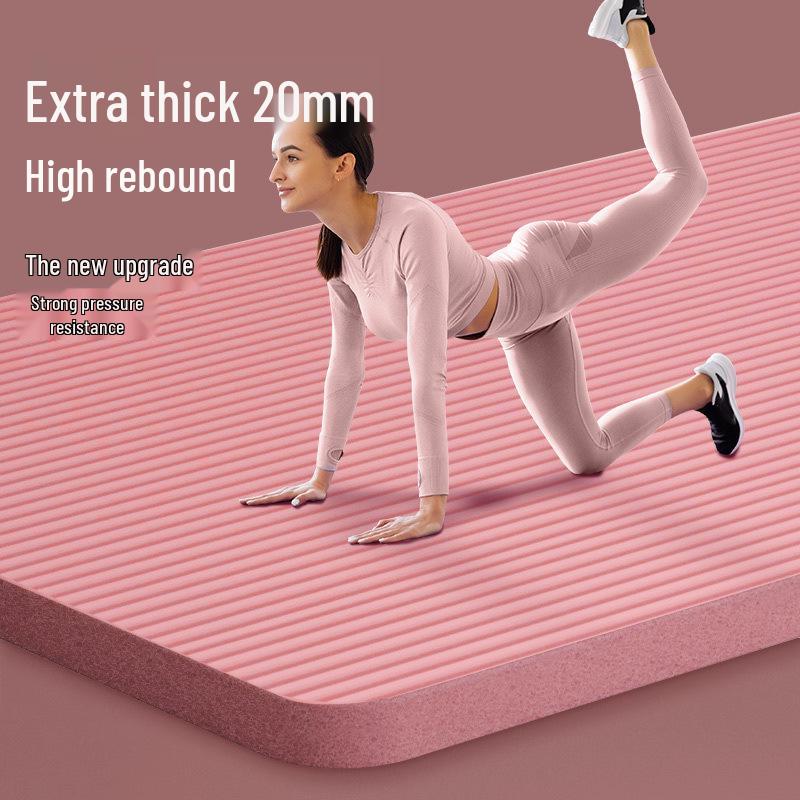 Verdickte & Extragroße Yogamatte für Anfänger - Unisex Heim-Trainingsmatte