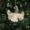 Plastic Angel Xmas Pendants Snowflake Christmas Tree Ornaments  for Home