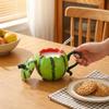 Heat Resistant Ceramic Watermelon Cup 500ml Capacity Coffee Mugs Cute Drinking Cup  Cafe