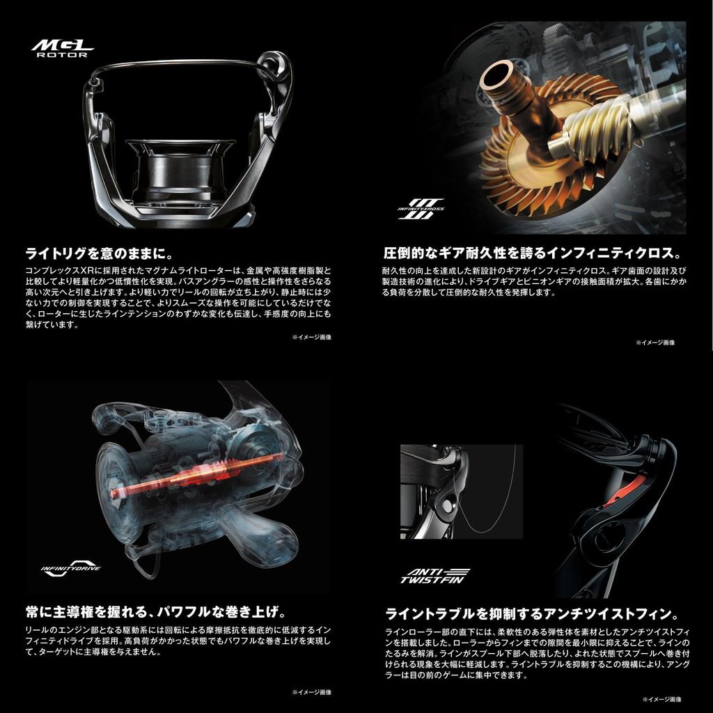 SHIMANO Spinnrolle 25 complex XR C2500 F4