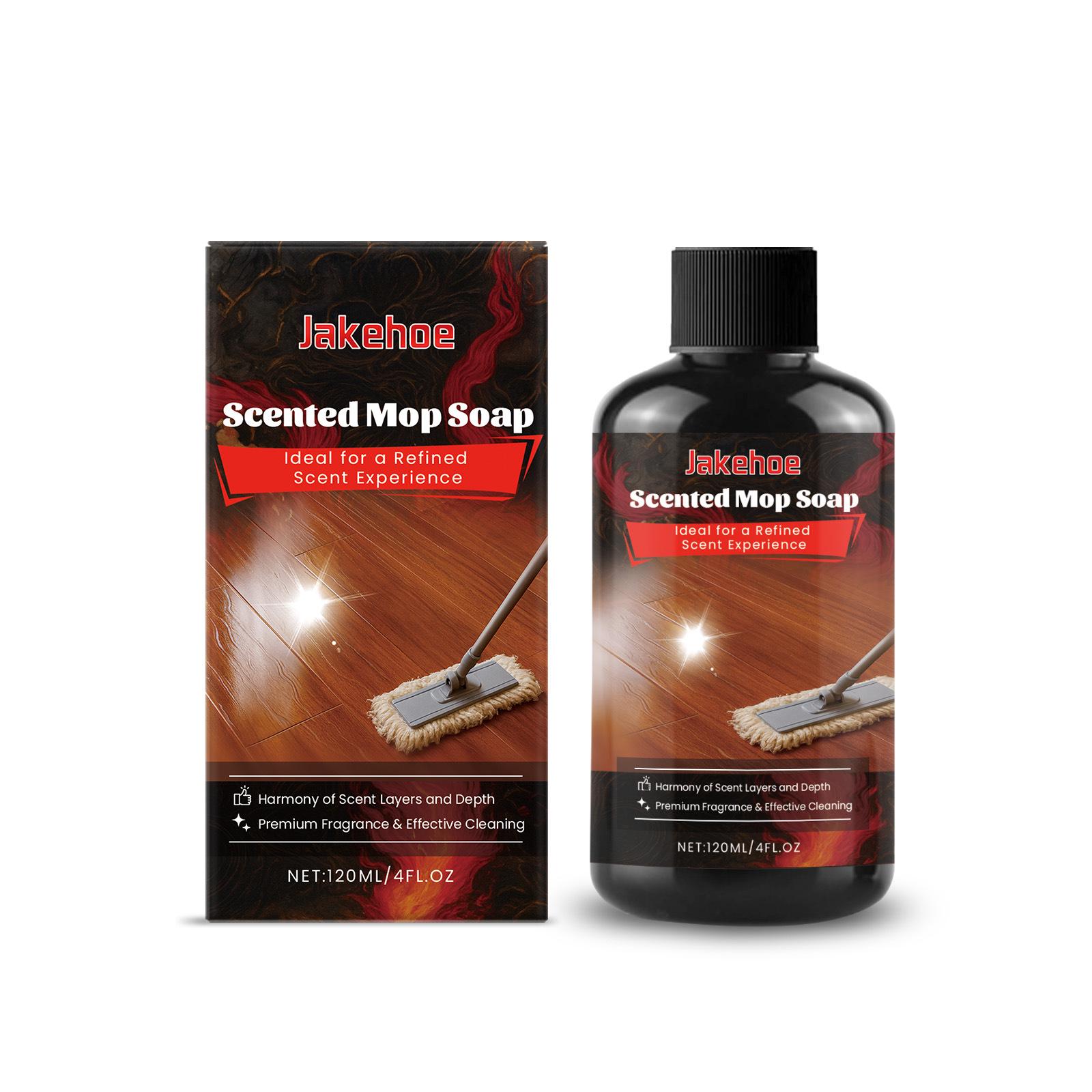 JAKEHOE Multi-Surface Scented Mop Cleaner - Stain Remover & Shine Enhancer for Wood & Tile Floors