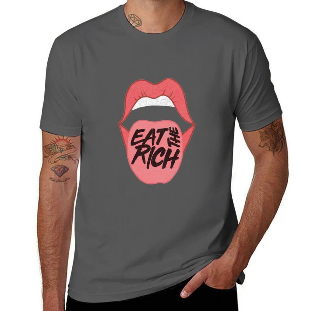 Eat The Rich TShirt Basic Tee Shirt for Everyday Outfit