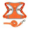 Reflective Breathable Suede Dog Harness and Leash Set for Small Dogs