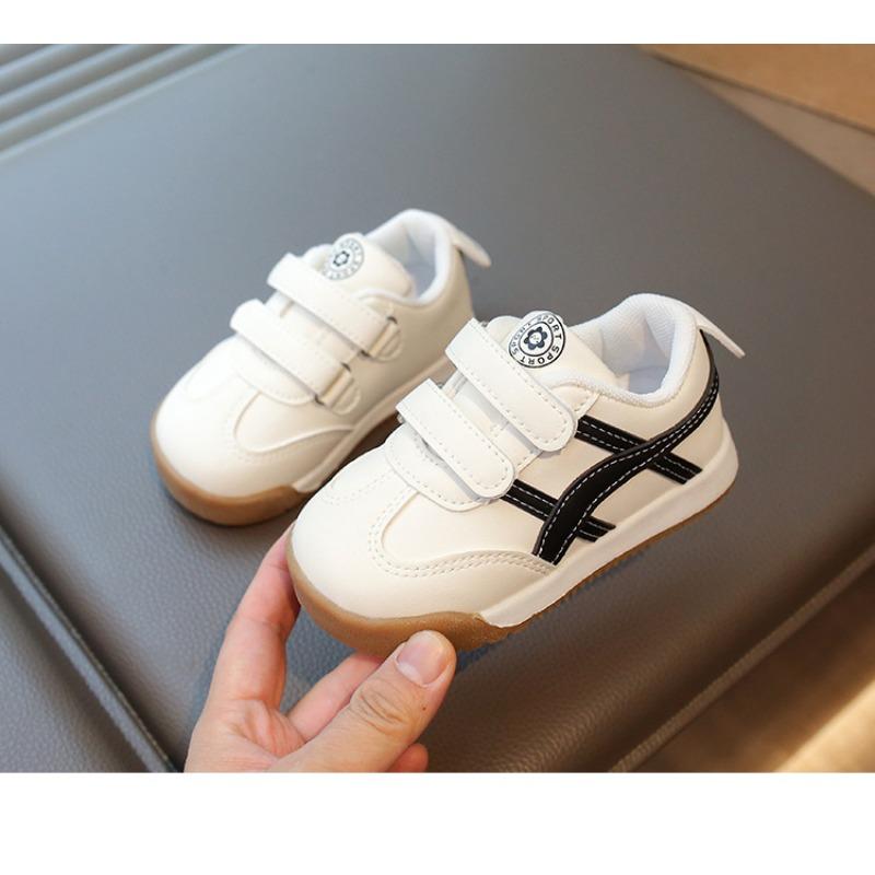 Spring New Arrivals Baby Soft-Soled Walking Shoes, Toddler & Kids Casual Comfort Sneakers, Lightweight Anti-Slip White Shoes.