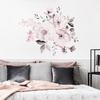 (Nikita) White Watercolor Peony Flowers Wall Stickers Wall Decal Home Decor