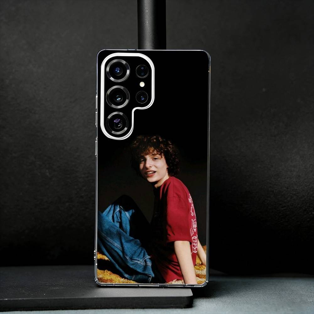 Finn Wolfhard Actor Phone Case For Samsung S25,S24,S21,S22,S23,S30,Ultra,S20,Plus,Fe,Note,10,9,5G Transparent Cover