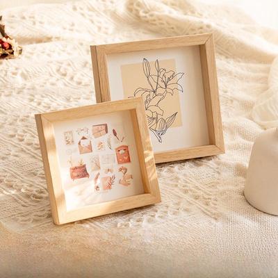 Waschen Sie Fotos und verwandeln Sie sie in quadratische 6-Zoll-, 7-Zoll- und 8-Zoll-A4-Fotorahmen und -Ständer zur Wandmontage