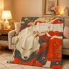 Anime I-Inuyasha Throw Warm And Soft Suitable For Bedroom Living Room Sofa Bed Office Travel Camping