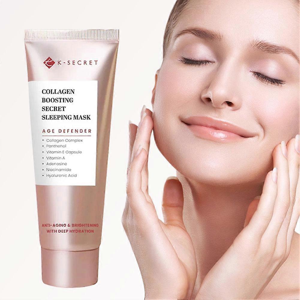 60ml Hydrating Sleeping Mask with Lightweight Gel Texture for Overnight Moisture and Skin Repair