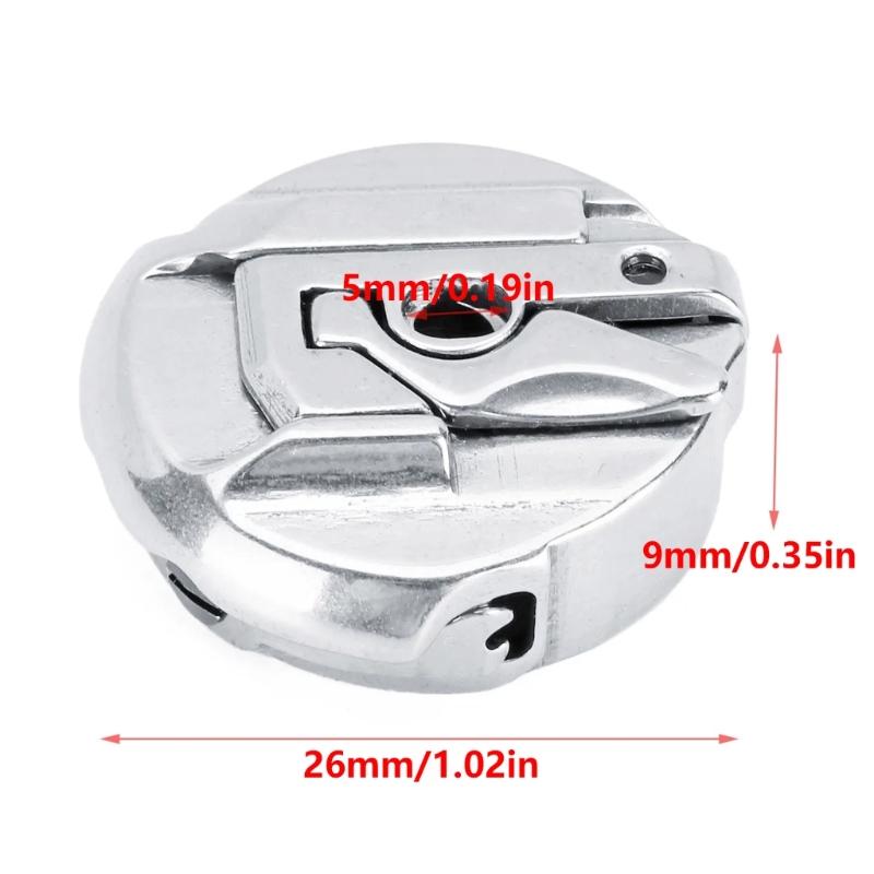 Bobbins Cases Sewing Machine Replacement Part Metal Texture Suitable for Sewing Enthusiasts and Professional Tailors