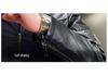 Men's Autumn Winter PU Leather Flight Jacket - Stand Collar, Casual, Trendy Motorcycle Outerwear, Plus Size Available.