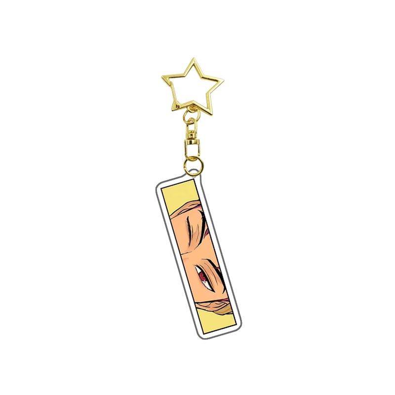 Demon Hunters Huntrix Kpop Saja Boys Acrylic Keychains Jewelry Rumi Zoey Jinu Mira Acrylic Pendant Keyring Decoration Fans Gifts